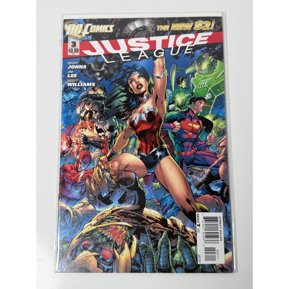 DC Comics Justice League 3 The New 52 Geoff Johns Jim Lee 2012 Wonder Woman